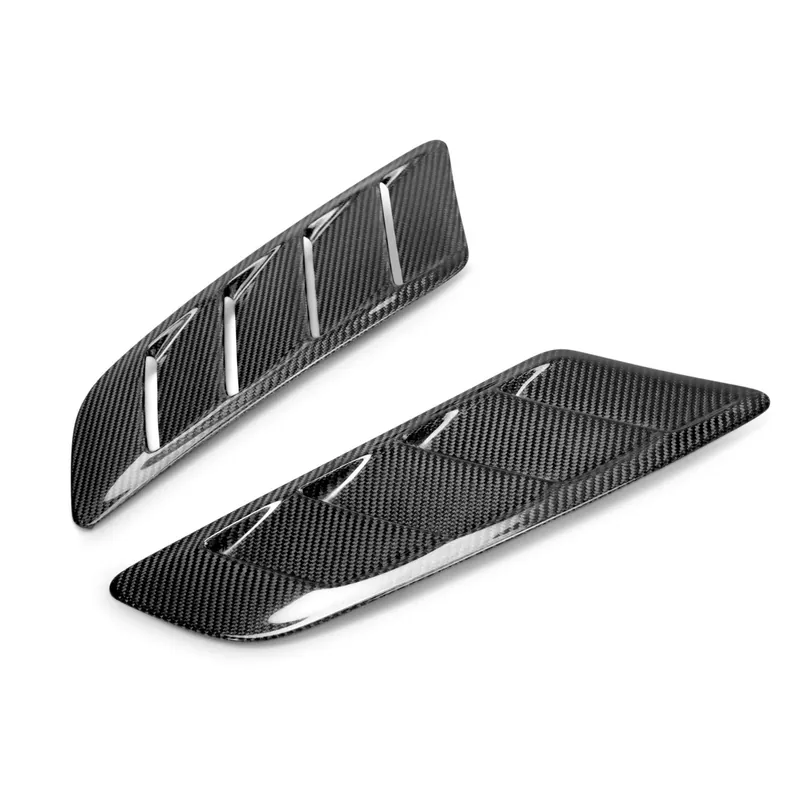 Anderson Composites Type-AB Hood Vents, Carbon Fiber :: 2015-2017 Ford Mustang GT Affordable