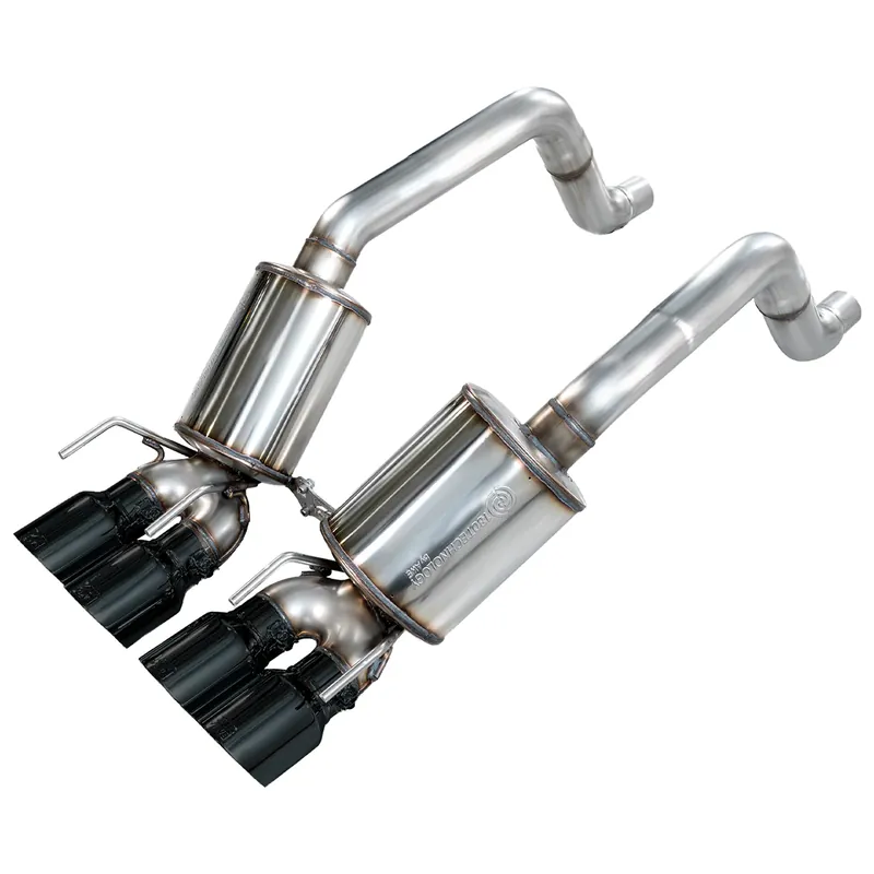 AWE Touring Edition Axle-Back Exhaust w/ 4.5" Quad Diamond Black Tips :: 2009-2013 C6 Corvette Base, Z51 & Grand Sport Express Delivery