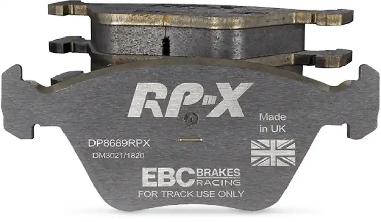 Authentic EBC Racing RP-X Front Brake Pads :: 2015-2023 Ford Mustang EcoBoost