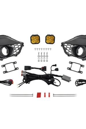 Free Delivery Diode Dynamics SS3 Add-On Fog Lamp Kit, Yellow Sport :: 2024-2026 Ford Mustang GT