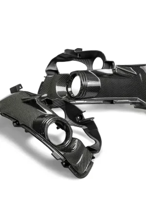 Anderson Composites Fog Light Bezels, Carbon Fiber :: 2015-2017 Ford Mustang Worldwide Shipping