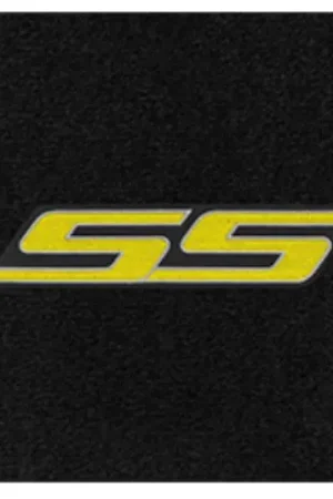 Original Lloyd Ultimat Trunk Mat, Black Mat w/ Yellow SS Logo :: 2016-2024 Camaro Coupe
