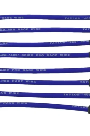 Taylor Cable Pro Race Spiro-Wound 10.4mm Spark Plug Wires, Blue :: 2010-2015 Camaro SS & ZL1 Top Pick