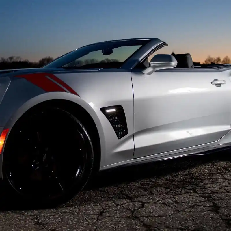 ACS Fender Insert w/LED Side Markers, Unpainted :: 2016-2018 Camaro Premium