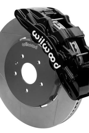 Wilwood SX6R Front 15" Big Brake Kit w/ Slotted Rotors & 6 Piston Black Calipers :: 2014-2019 Corvette Top Pick