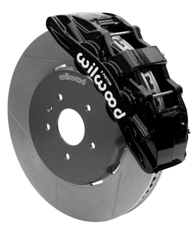 Wilwood SX6R Front 15" Big Brake Kit w/ Slotted Rotors & 6 Piston Black Calipers :: 2014-2019 Corvette Top Pick