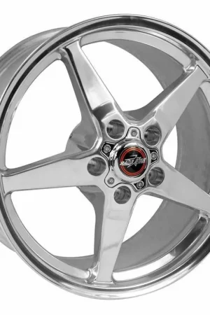Race Star 92 Drag Star Rear Wheel, 17x9.5", Polished :: 2010-2024 Camaro, 2006-2013 Corvette & 2011-2014 Cadillac Clearance