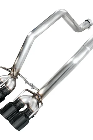 Order Now AWE Track Edition Axle-Back Exhaust w/ 4.5" Quad Diamond Black Tips :: 2006-2013 C6 Corvette Z06 & ZR1