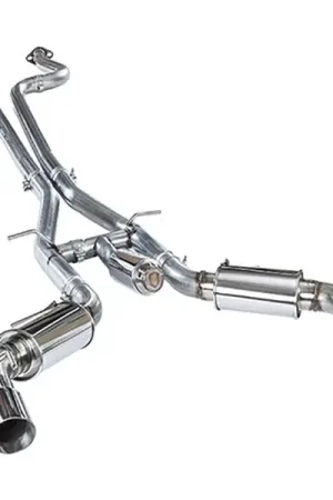 Limited Offer MRT 3" Version 2 Cat-Back Exhaust System, w/ 4" Dual Polished Tips :: 2016-2024 Camaro SS