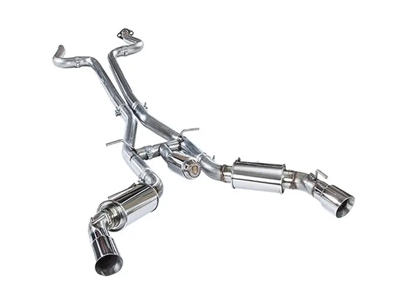 Limited Offer MRT 3" Version 2 Cat-Back Exhaust System, w/ 4" Dual Polished Tips :: 2016-2024 Camaro SS