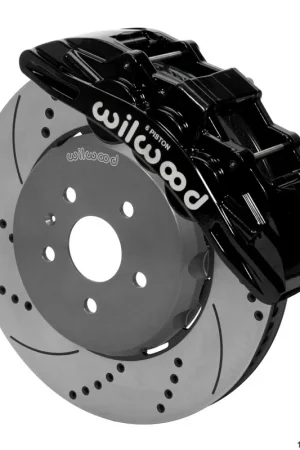 Wilwood SX6R Front 15" Big Brake Kit w/ Drilled & Slotted Rotors & 6 Piston Black Calipers :: 2016-2024 Camaro Must Have