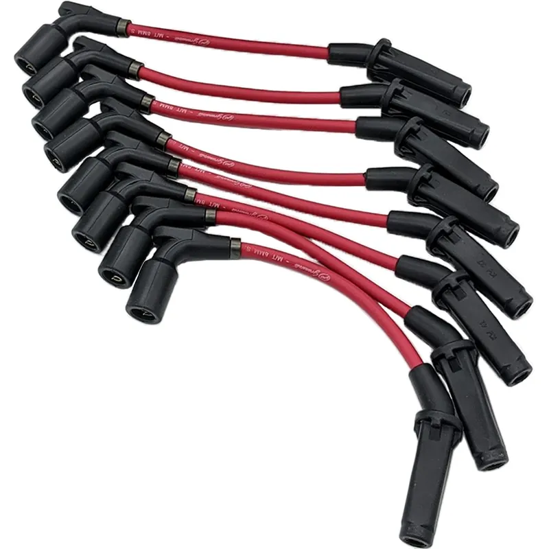 Granatelli Spark Plug Straight Boot Wireset, Red :: 2020-2025 Corvette Stingray & E-Ray Fresh Stock