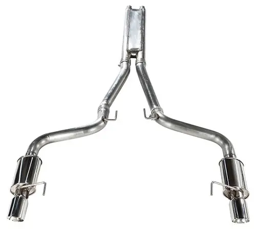 Price Drop MRT 3" Sport Touring Cat Back Exhaust w/ DMS & 4" Dual Polished Tips:: 2015-2017 & 2024-2025 Ford Mustang GT w/ Non-Active Exhaust