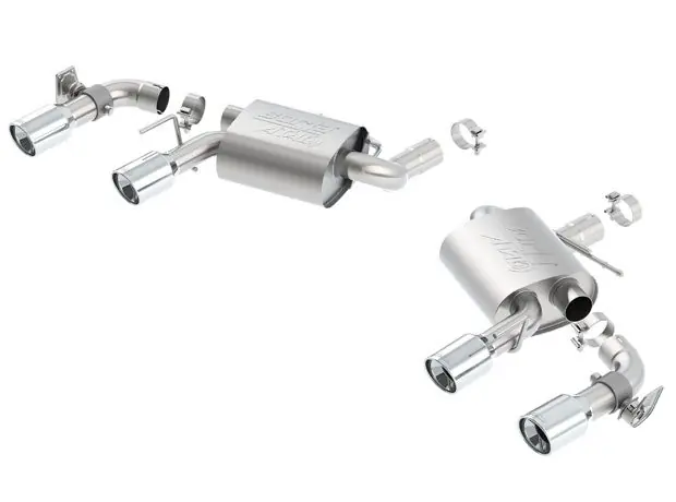 Hot Picks Borla 2.75" ATAK Axle-Back Exhaust System w/ 4" Quad Polished Tips :: 2016-2024 Camaro SS w/ NPP Valves