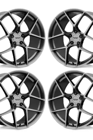 Seasonal Sale American Racing Crossfire Wheel Set, Graphite, 20x9/20x10.5 :: 2015-2025 Ford Mustang