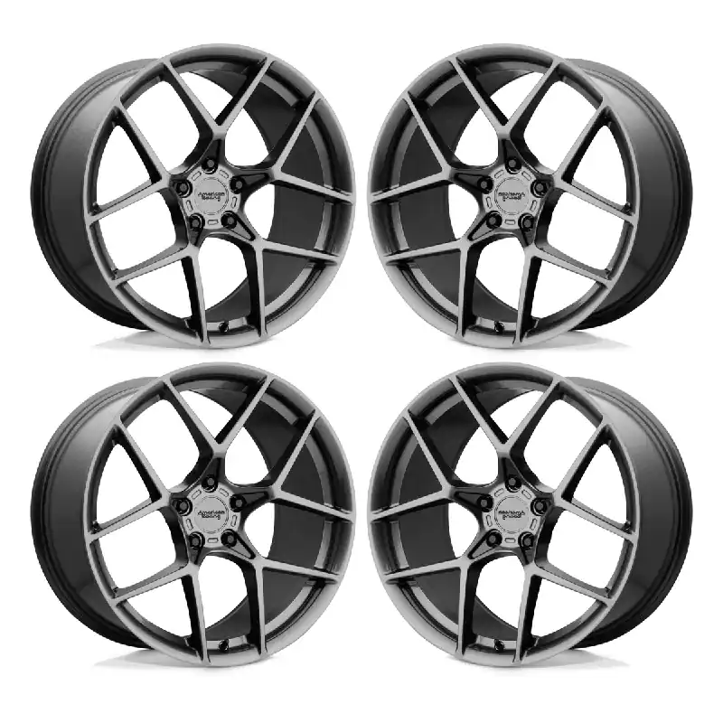 Seasonal Sale American Racing Crossfire Wheel Set, Graphite, 20x9/20x10.5 :: 2015-2025 Ford Mustang