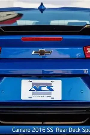 ACS Rear Deck Spoiler, Unpainted :: 2016-2024 Camaro I4 2.0L & V6 Top Rated