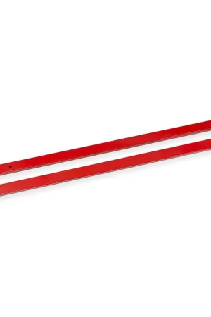 Sale BMR Chassis Jacking Rails, Red :: 2024-2026 Ford Mustang