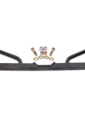 Limited Offer BMR 4-Point Front Subframe Chassis Brace, Black Hammertone :: 2015-2023 Ford Mustang