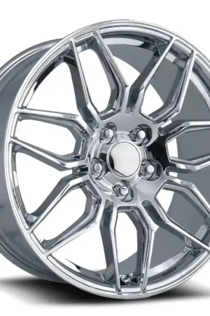 FR 401F C8 Z06 Replica Front Wheel, Chrome, 19x10 :: 2006-2019 Corvette ZR1, Z06 & Grand Sport Buy Direct