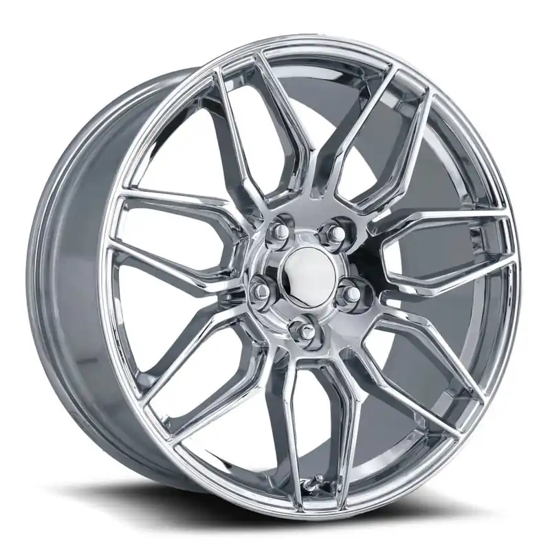 FR 401F C8 Z06 Replica Front Wheel, Chrome, 19x10 :: 2006-2019 Corvette ZR1, Z06 & Grand Sport Buy Direct