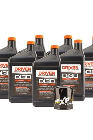 Handmade Driven Racing Oil Change Kit w/ 7 Quarts of DI30 5W-30 Synthetic Oil & Wix XP Filter :: 2014-2019 C7 Corvette Stingray