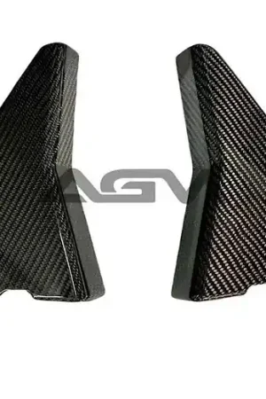 Factory Price AGM Carbon Fiber Engine Appearance Rear Window Covers :: 2020-2025 C8 Corvette