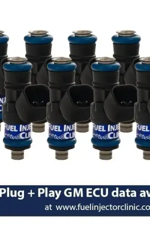 Fuel Injector Clinic 60lb Injectors (Set of 8) :: 2006-2013 Corvette & 2010-2015 Camaro SS, ZL1 & Z28 Fast Shipping