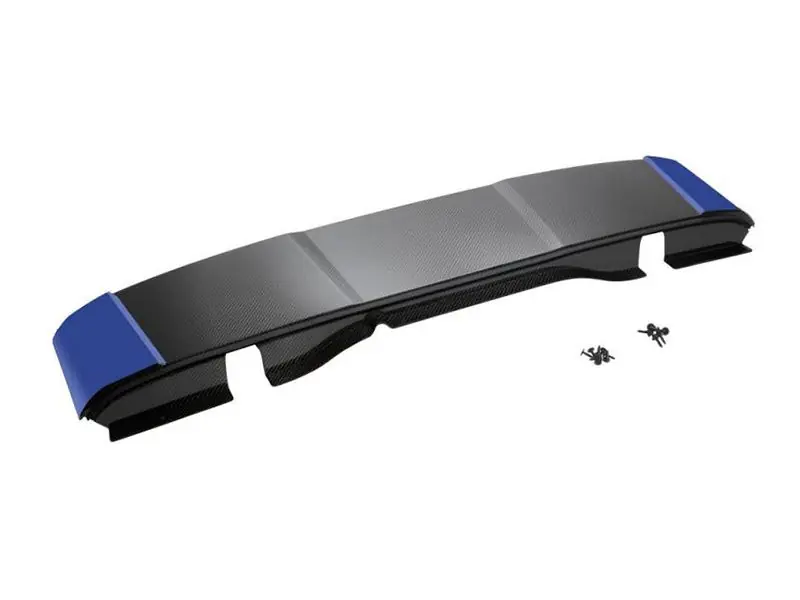 Chevrolet Roof Bow Panel, Visible Carbon Fiber w/ Elkhart Lake Blue Trim :: 2020-2025 C8 Corvette Don’t Miss Out
