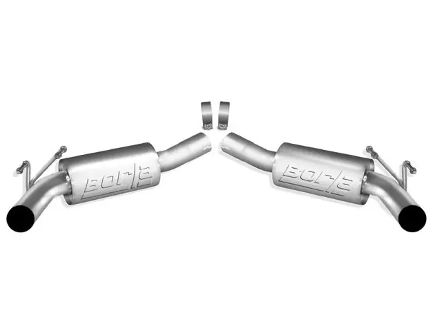 Warranty Included Borla 2.5" ATAK Axle-Back Exhaust System, Reuse Factory Tips :: 2010-2013 Camaro SS w/ Ground Effects Package