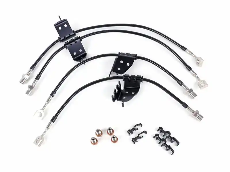 SDPC Braided Brake Line Kit :: 2020-2025 C8 Corvette Trusted Brand