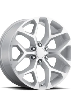Last Chance FR 59 Snowflake Replica Wheel, Silver Machine Face, 20x9 :: 2014-2026 Silverado & GMC Sierra 1500