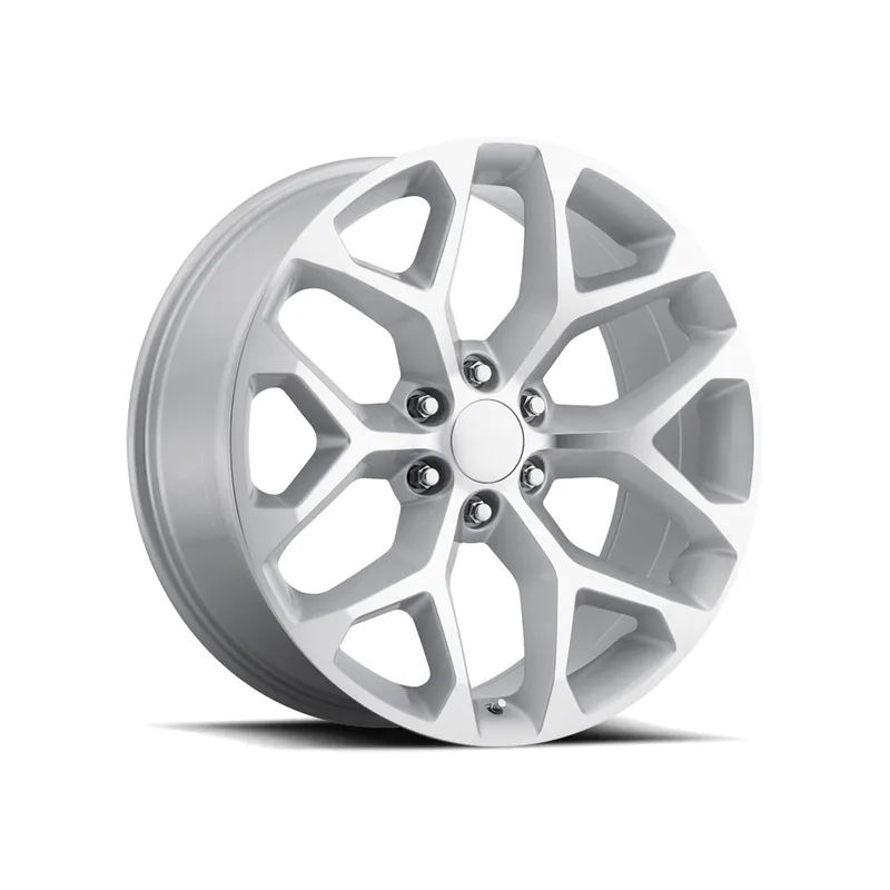Last Chance FR 59 Snowflake Replica Wheel, Silver Machine Face, 20x9 :: 2014-2026 Silverado & GMC Sierra 1500