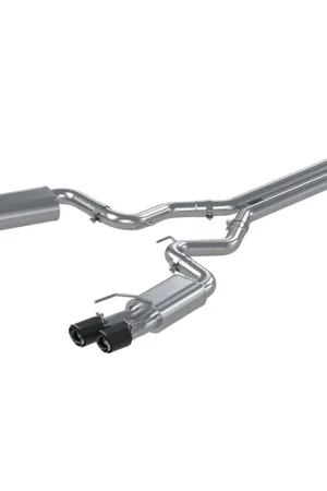 Exclusive Offer MBRP Armor Pro Street 3" Cat-Back Exhaust System w/ 4" Quad Carbon Fiber Tips :: 2018-2023 Ford Mustang GT w/ Non-Active Exhaust