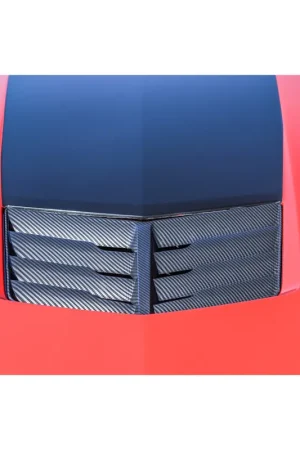 Top Rated C7 Corvette Z06 Style Hood Vent, Hydro-Dipped Carbon Fiber :: 2014-2019 C7 Stingray, Z51 & Grand Sport