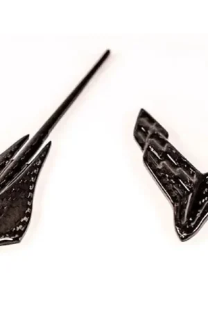 Crafted AGM Carbon Fiber Front & Rear Emblems :: 2020-2025 C8 Corvette