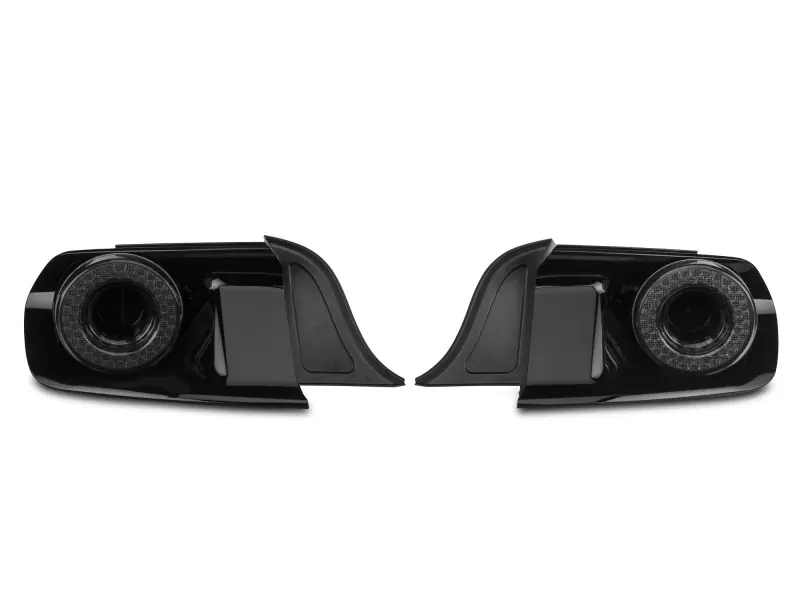 Cheap Raxiom Halo LED Tail Lights, Smoked :: 2015-2023 Ford Mustang