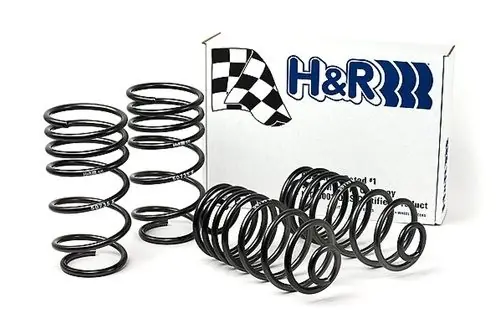 Crafted H&R Lowering Springs - 1.4" Front, 1.3" :: 2012-2015 Camaro LT/LS V6