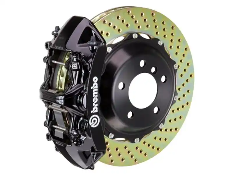 Last Chance Brembo Front GT System Big Brake Kit, 15" Cross Drilled Rotors :: 2014-2019 C7 Corvette Stingray & Z51