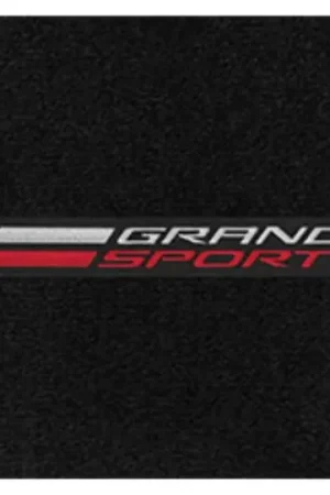 Must Have Lloyd 2pc Ultimat Floor Mats, Black w/ Grand Sport Logo :: 2014-2019 C7 Corvette