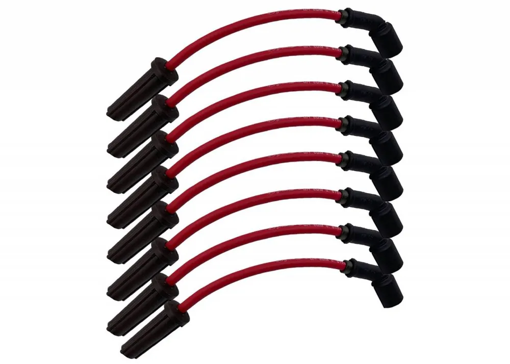 Granatelli Spark Plug Straight Boot Wireset, Red :: 2016-2024 Camaro SS & ZL1 & 2014-2019 Corvette Discount