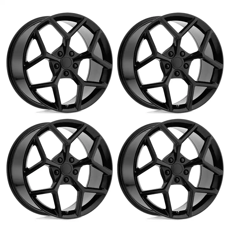 Authentic PR126 Z28 Replica Wheel Set, Matte Black, 20x10 & 20x11 +35/+43 :: 2010-2015 Camaro