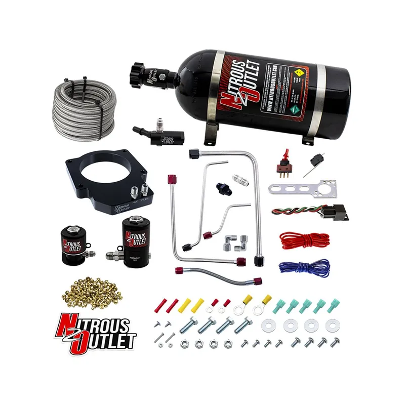 Nitrous Outlet Hardline 83mm Plate System, 10lb Bottle :: 2016-2019 Cadillac CTS-V While Supplies Last