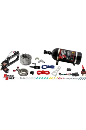 Modern Nitrous Outlet Hardline Plate System for Cobra Jet Intake, 10lb Bottle :: 2015-2017 Ford Mustang GT