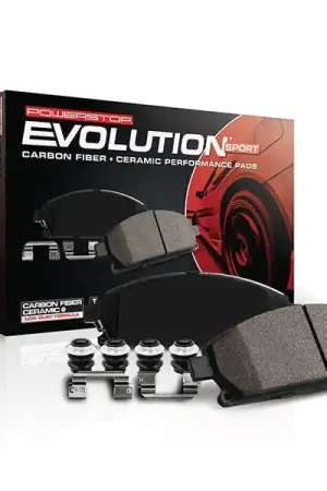Top Pick Powerstop Z23 Carbon-Fiber Ceramic Front Brake Pads :: 2010-2015 Camaro V6