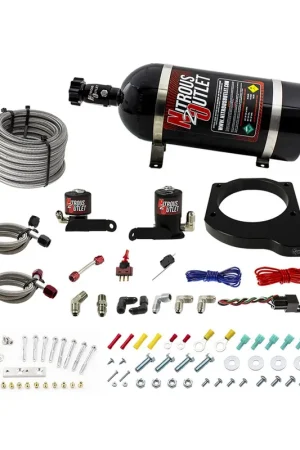 Direct From Manufacturer Nitrous Outlet Hardline 102mm Plate System, 15lb Bottle :: 2009-2014 Cadillac CTS-V
