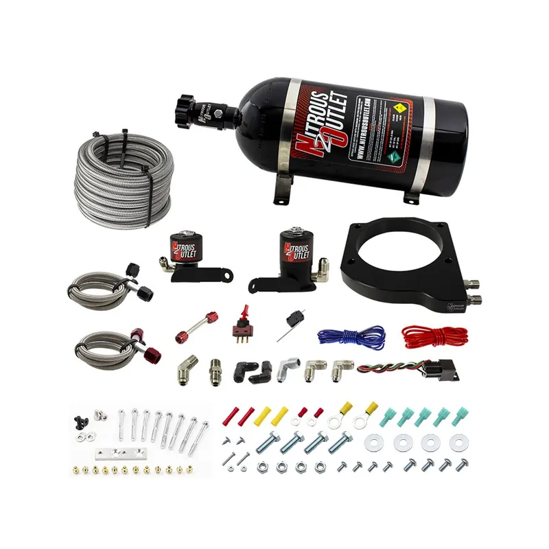 Direct From Manufacturer Nitrous Outlet Hardline 102mm Plate System, 15lb Bottle :: 2009-2014 Cadillac CTS-V