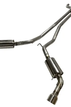 Special Discount MRT 2.5" H-Pipe Version 2 Cat-Back Exhaust System w/ 4" Dual Polished Tips :: 2010-2015 Camaro V6 w/o GFX