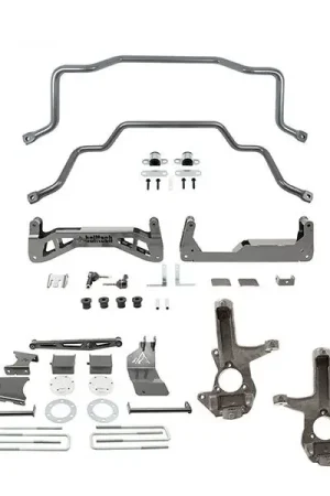 Authentic Belltech Lift Kit with Front & Rear Trail Performance Shocks, 7"-9" Front / 5" Rear :: 2014-2016.5 Silverado & GMC Sierra 1500 Extended or Crew Cab