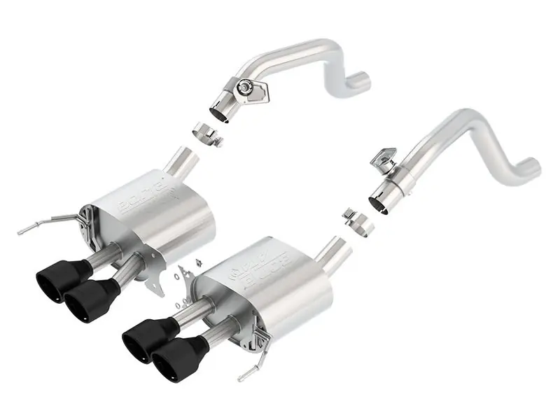Hot Picks Borla 2.75" ATAK Axle-Back Exhaust System w/ 4.25" Quad Black Tips :: 2014-2019 C7 Corvette, Grand Sport Auto w/ AFM, w/o NPP